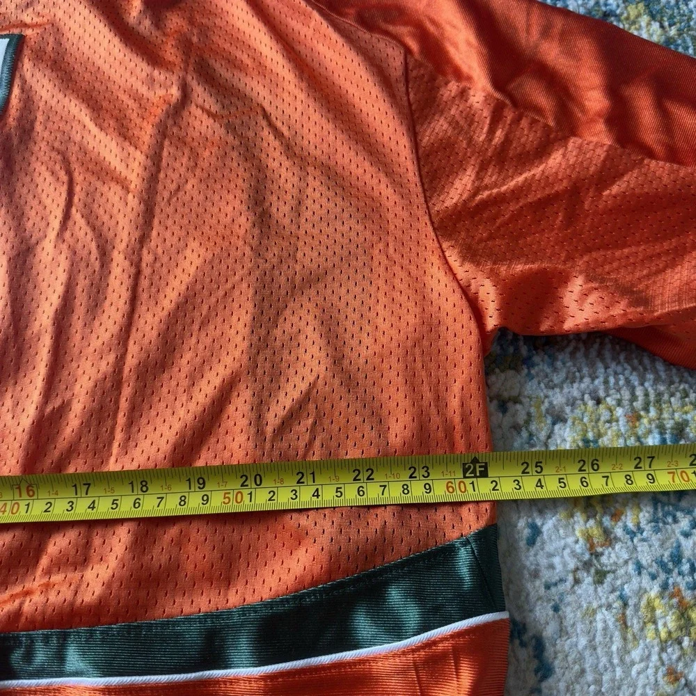 Vintage Miami Hurricanes Nike Team Jersey Orange XL College Football 1
